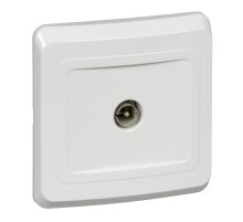 Этюд Белый С/У Розетка TV 1-ая 0,7dB  TVC-002B  SE