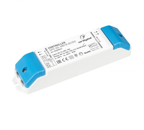 Контроллер плавного включения SPV-SS-48018 DC/DC (12-48V, 18A) (Arlight, IP20 Пластик, 5 лет)  032555(1)  Arlight