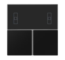 Набор накладок для 4093KRMSTD; термопласт; черный матовый LS4093TSASWM Jung