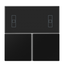 Набор накладок для 4093KRMSTD; термопласт; черный матовый LS4093TSASWM Jung