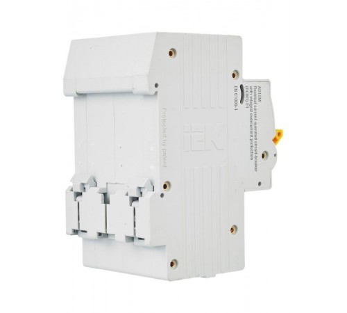 Выключатель автоматический дифференциального тока АД12М 2п 50А C 30мА тип A (3 мод)  MAD12-2-050-C-030  IEK