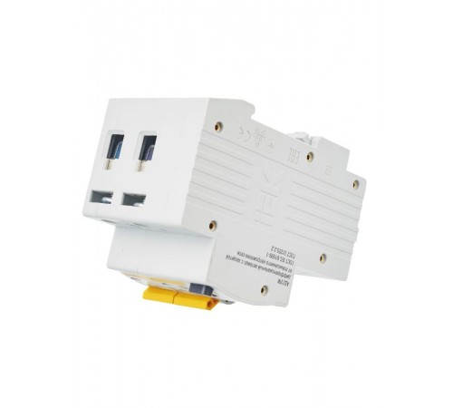 Выключатель автоматический дифференциального тока АД12М 2п 50А C 30мА тип A (3 мод)  MAD12-2-050-C-030  IEK