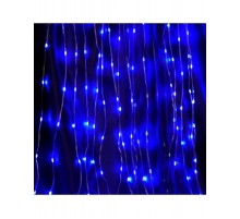 Гирлянда - занавес Водопад 230V 450 LED 3*3м, синий с контроллером, IP44 , сетевой шнур 3м в комплекте, CL28  48606  FERON