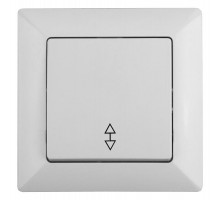 4-103-01 Intro Переключатель, 10А-250В, СУ, Solo, белый  Б0043277  Intro