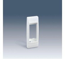 Simon 82 Рамка, 1 пост, 32*90мм, (+суппорт), узкий модуль, S82C, алюминий  82615-63  Simon