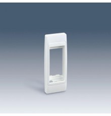 Simon 82 Рамка, 1 пост, 32*90мм, (+суппорт), узкий модуль, S82C, графит  82615-68  Simon