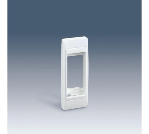 Simon 82 Рамка, 1 пост, 32*90мм, (+суппорт), узкий модуль, S82C, алюминий  82615-63  Simon