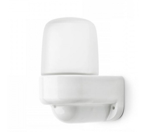 Светильник  НББ 02-60-003 для бани керамика/стекло угловой IP54 E27 max 60Вт 150х110х85 белый  Б0064016  ЭРА