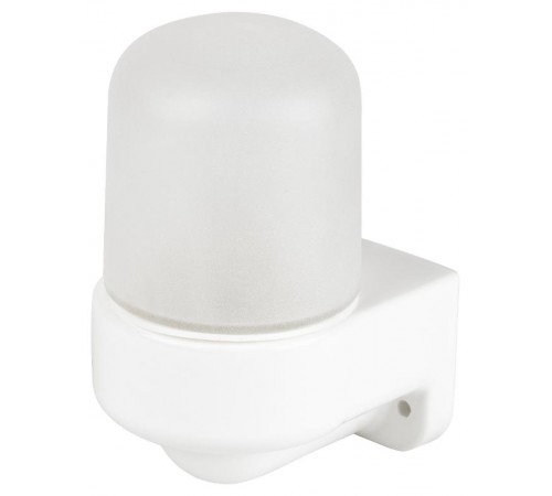 Светильник  НББ 02-60-003 для бани керамика/стекло угловой IP54 E27 max 60Вт 150х110х85 белый  Б0064016  ЭРА