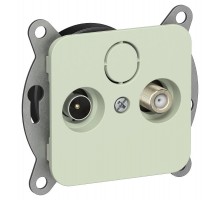 FLITE Розетка 2-ая TV+SAT экр. оконечная РТВс-2-1-1-ФлП панг  FI-AF23-O-K92  IEK