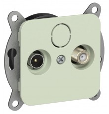 FLITE Розетка 2-ая TV+SAT экр. оконечная РТВс-2-1-1-ФлП панг  FI-AF23-O-K92  IEK