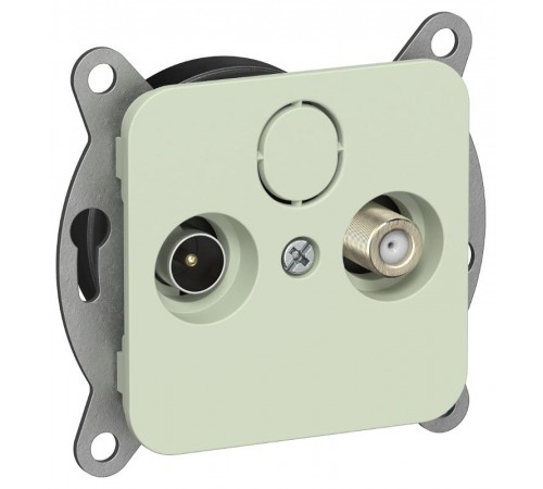 FLITE Розетка 2-ая TV+SAT экр. оконечная РТВс-2-1-1-ФлП панг  FI-AF23-O-K92  IEK