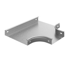 Переход Т-образный плавный 100х400х80, толщ. 0,7 мм, Сендзимир цинк, 034514  ПТП-100х400х80-0,7-СЦ   Ostec