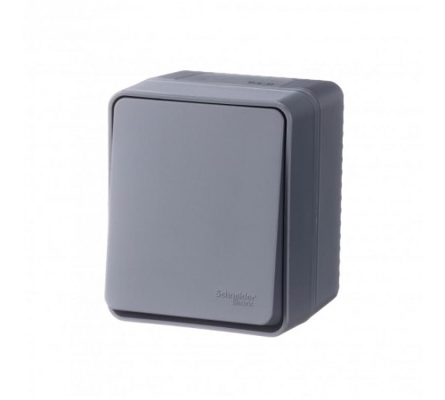 AtlasDesign Profi54 Антрацит О/У Выключатель 1-клавишный 10 АХ  ATN544011  SE