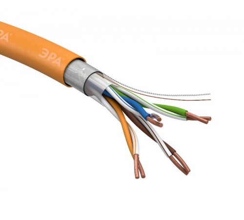 ЭРА Кабель витая пара F/UTP 4x2x24 AWG Cat5e CU нг(А) HF 305м  Б0044687  ЭРА