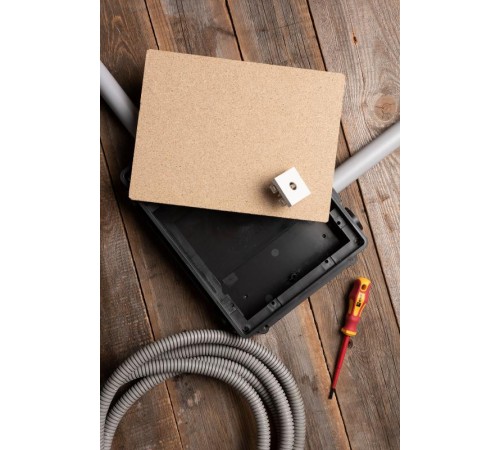 Коробка напольная под лючок C-Line 12  cl-knl-12  EKF