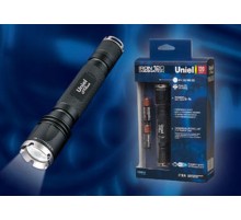 Фонарь рабочий Premium "Iron domination 120" P-ML073-BB Black алюм. , XP-С {Q2} CREE LED, ной короб, 2 х AA в/к, черн  05724  Uniel