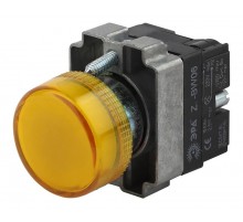 Индикатор LAY5-BU65 желтого цвета d22мм (20/200/8000)  Б0045622  ЭРА