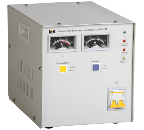 Стабилизатор напряжения СНИ1-3 кВА однофазный   IVS10-1-03000  IEK