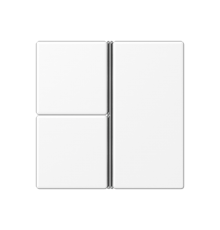 Набор накладок 3 группы для модулей F40; термопласт; белый матовый  A403TSAWWM  Jung