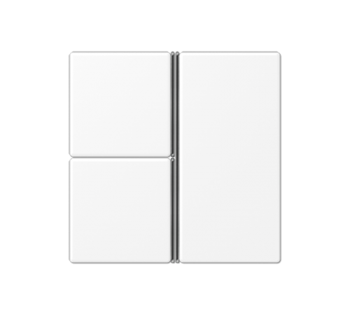 Набор накладок 3 группы для модулей F40; термопласт; белый матовый  A403TSAWWM  Jung