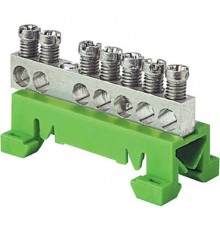 Колодка распред., зел. din 3 (7 винтов х 10мм. кв.)  1SNA356101R0200  TE