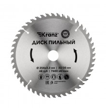 Диск пильный 254 мм х 48 зуб х 32/30 мм  KR-92-0130  Kranz