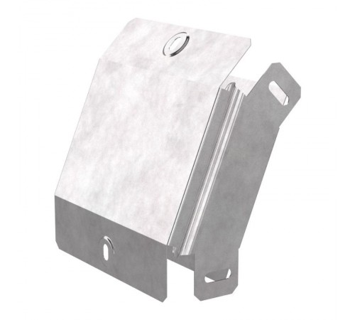 Угол вертикальный внешний 45 градусов с крышкой Стандарт 150х100  PR16.0556  Промрукав