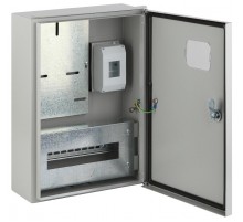 Щит учета металлический навесной ЩУ-3Н-12 IP55 (480х350х365)  Б0043765  ЭРА