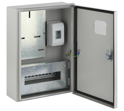 Щит учета металлический навесной ЩУ-3Н-12 IP55 (480х350х365)  Б0043765  ЭРА