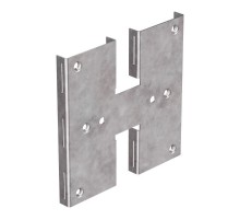 Монтажная пластина для наружного монтажа распределительных коробок к вертикальным и горизонтальным опорам  PR80.0163  Промрукав