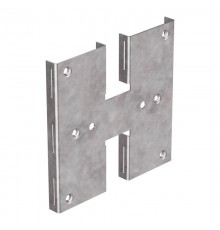 Монтажная пластина для наружного монтажа распределительных коробок к вертикальным и горизонтальным опорам  PR80.0163  Промрукав