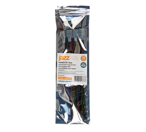 Коннектор PLSC-10x4/15  (5050RGB)  уп 10шт.  1013767A  Jazzway