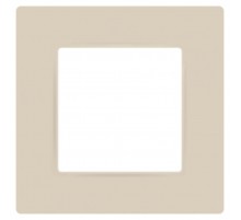 Рамка для розеток и выключателей  Серия 12 12-5201-02 на 1 пост, Классик, слоновая кость  Б0067735  ЭРА