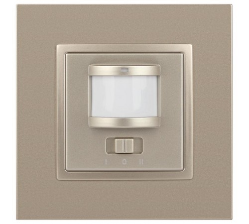 14-4103-04 Датчик движения 2-проводной, 180-240В, 200Вт, IP20, Эра Elegance, шампань  Б0034355  ЭРА