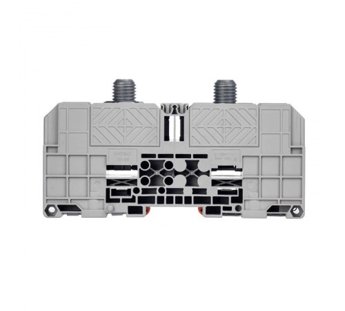 Клемма проходная, болтовой зажим, 2 точки подключения,  300 кв.мм, серая  FER-300  DKC