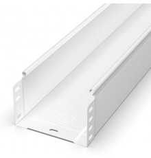 Лоток неперфорированный Стандарт 150х100х3000 (0,7 мм) RAL 9003 (6 м/уп)  PR16.10301  Промрукав