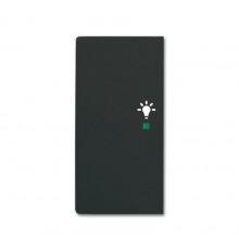 Клавиша двойная левая free@home, освещение, future, цвет чёрный бархат SRL-2-L-885  2CKA006220A0624  ABB