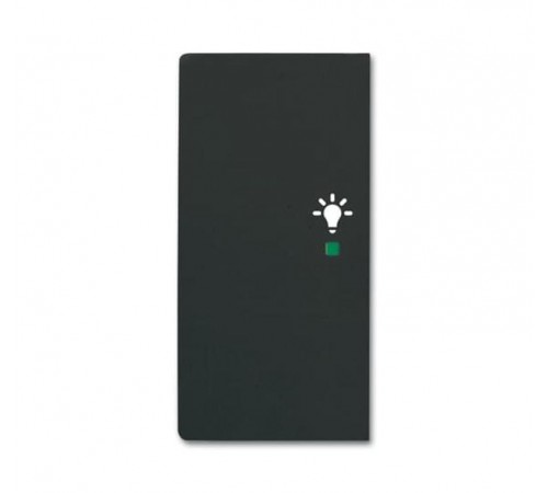 Клавиша двойная левая free@home, освещение, future, цвет чёрный бархат SRL-2-L-885  2CKA006220A0624  ABB