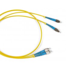 FC-D2-9-FC/UR-FC/UR-H-0.5M-LSZH-YL Патч-корд волоконно-оптич. (шнур) SM 9/125 (OS2), FC/UPC-FC/UPC, 2.0 мм, duplex, LSZH, 0.5 м  251571  Hyperline
