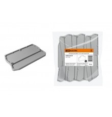 Заглушка для ДЗКБ 1,5/2,5 мм2 серая  SQ0822-0077  TDM