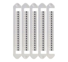 Маркировка для клемм, ширина 5 мм, символы "PE", вертикальная ориентация  NUTB-5-PEV  DKC