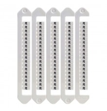 Маркировка для клемм, ширина 5 мм, символ "-", вертикальная ориентация  NUTB-5-MINUSV  DKC