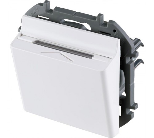 Inspiria Белый Выключатель карточный для гостиничных номеров С/У без рамки  673800  Legrand