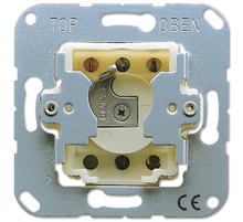 Реверсивный выключатель для замочного механизма, для жалюзи, 2-полюсный (2 двигателя); универсальные встраиваемые механизмы  104.28  Jung