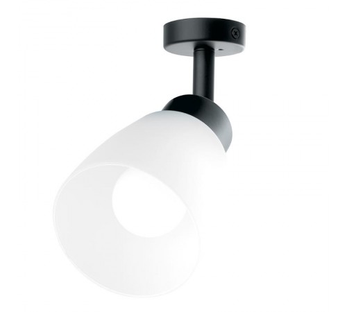 Светильник-спот настенно-потолочный под лампу 1хE27, черный ML241  41512  FERON