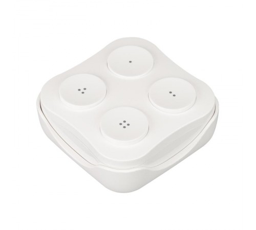 INTELLIGENT ARLIGHT Панель TUYA-228-4-RF-WH-SUF (kinetic, 433MHz) (INTELLIGENT ARLIGHT, IP20 Пластик, 3 года)  029698  Arlight