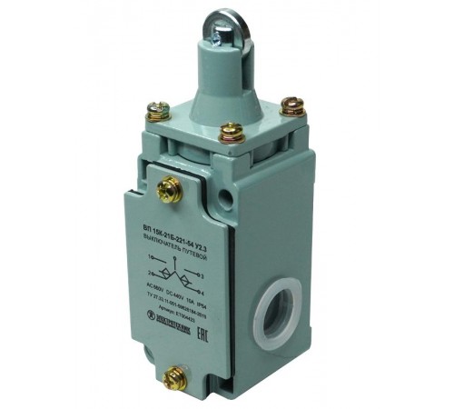 ВП 15К-21Б-221-54 У2.3, толкатель с роликом, полумгновенный, IP54, выключатель путевой (ЭТ)  ET004423  Электротехник