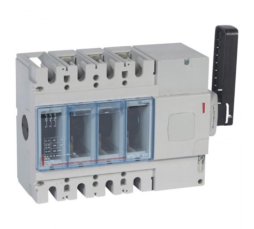 Выключатель-разъединитель DPX-IS 630 - с дистанционным отключением - 400 A - 3П - рукоятка справа  026676  Legrand