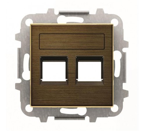 Накладка на розетку информационную ABB SKY, античная латунь  2CLA851820A1201  ABB